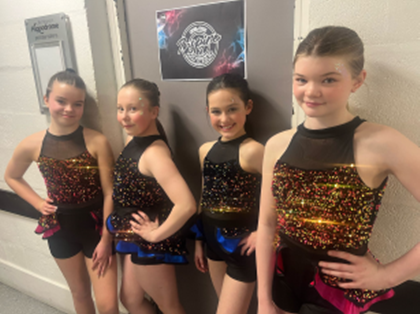 Well done to Amelia Asprey - 7SY, Evie Johnson - 7SY, Sky Ward - 7DY and Isabelle Watton - 7AY who all performed at the Birmingham Hippodrome recently in the ‘Chance 2 Dance Show’.  They are all from
inspire2dance located in Lanesfield.  Well done girls!