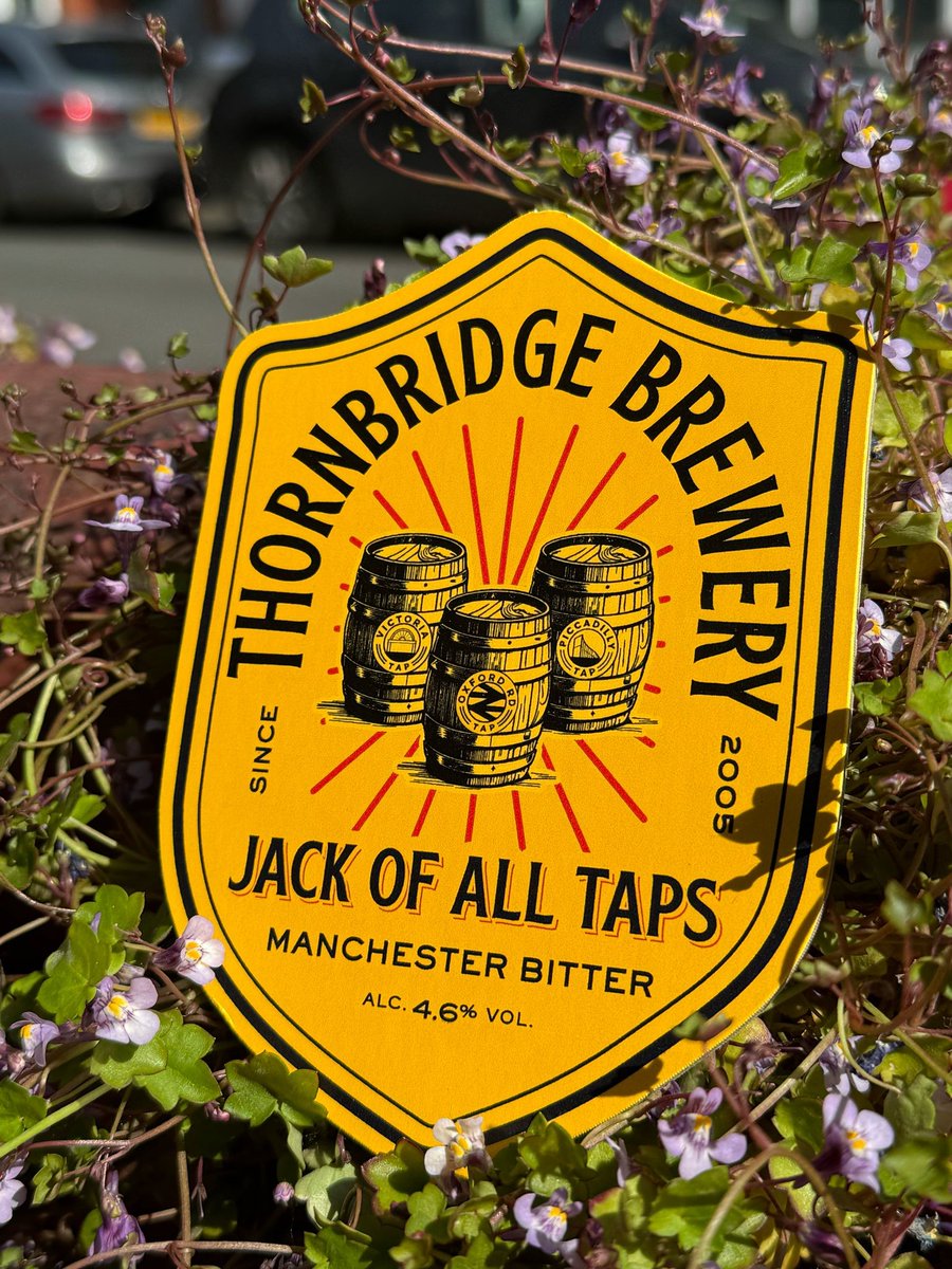 Thornbridge Brewery (@thornbridge) on Twitter photo LAUNCHING TONIGHT 🍺
Jack Of All Taps was brewed with three Manchester venues; <a href="/OxfordRdTap/">OxfordRdTap</a>, <a href="/PiccadillyTap/">Piccadilly Tap</a>, and <a href="/TapVicMCR/">Victoria Tap</a>. This 4.6% Manchester Bitter pours a beautiful deep gold and is incredibly drinkable.
Head over to any of the tree venues tonight to try it🍻 LAUNCHING TONIGHT 🍺
Jack Of All Taps was brewed with three Manchester venues; <a href="/OxfordRdTap/">OxfordRdTap</a>, <a href="/PiccadillyTap/">Piccadilly Tap</a>, and <a href="/TapVicMCR/">Victoria Tap</a>. This 4.6% Manchester Bitter pours a beautiful deep gold and is incredibly drinkable.
Head over to any of the tree venues tonight to try it🍻