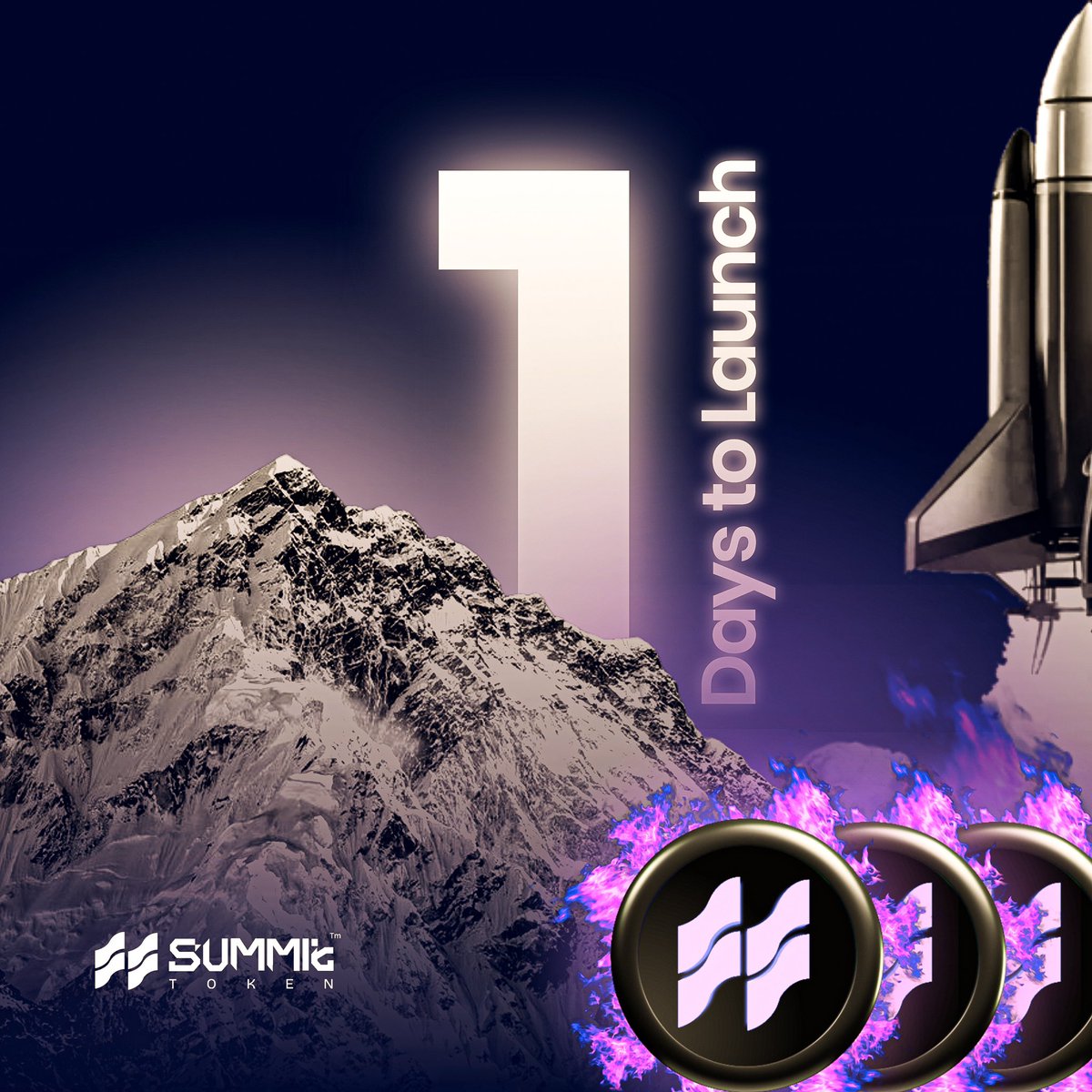 _summit_token's tweet photo. The climb of a lifetime begins tomorrow.🔥🔥🔥🔥

Summit Token isn’t just launching ,it’s unleashing a new force for change in the real world and the Solana market.

Get ready to rise with us.

#Countdown #solana #crypto https://t.co/SI6cDFJkuh