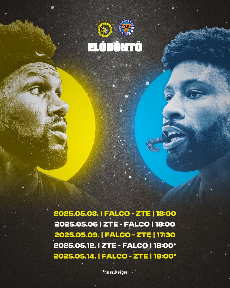 Falco-Vulcano Energia KC Szombathely (@falco_kc) on Twitter photo ÍME AZ ELŐDÖNTŐ PROGRAMJA‼️
Szombaton találkozunk! 💛🖤
Mentsd el! ✅
#FalcoKC #együtt #family ÍME AZ ELŐDÖNTŐ PROGRAMJA‼️
Szombaton találkozunk! 💛🖤
Mentsd el! ✅
#FalcoKC #együtt #family