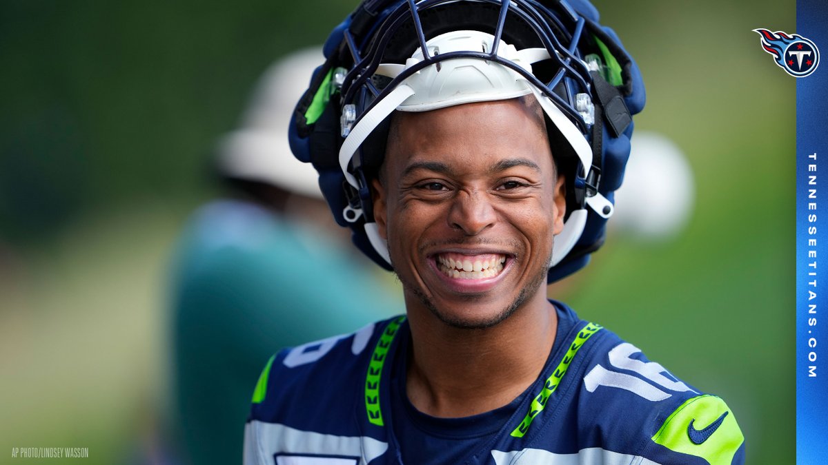 Jim Wyatt (@jwyattsports) on Twitter photo From <a href="/Titans/">Tennessee Titans</a> fan to a Titan: Veteran WR <a href="/TDLockett12/">Tyler Lockett</a> ready to do his part in next chapter, in Tennessee.
"My dad has told me it's refreshing to go to a new place because it challenges you. It's exciting, being a Titan now."
STORY bit.ly/42TwaTs From <a href="/Titans/">Tennessee Titans</a> fan to a Titan: Veteran WR <a href="/TDLockett12/">Tyler Lockett</a> ready to do his part in next chapter, in Tennessee.
"My dad has told me it's refreshing to go to a new place because it challenges you. It's exciting, being a Titan now."
STORY bit.ly/42TwaTs