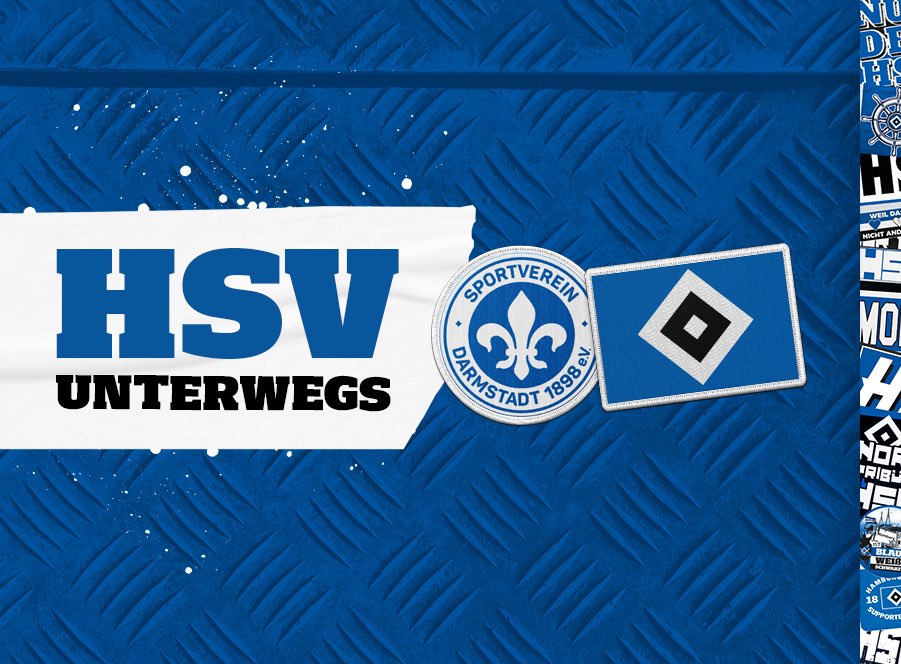 Moin HSV-Fans, in unserer Auswärtsinfo findet ihr viele Informationen zum Spiel in Darmstadt. Gute Reise und viel Spaß am Sonnabend:
👉hsv.de/hsv-unterwegs