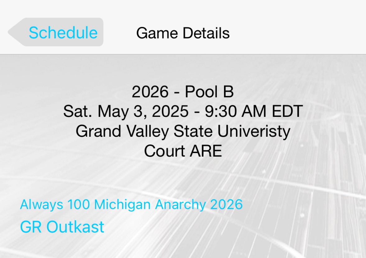 Coach Eiseler (@coacheiseler) on Twitter photo GR OutKast back in action at Michigan’s Main Event hosted by the <a href="/MImystics/">Michigan Mystics</a>
We’ll be at Grand Valley State in the main arena on Saturday 5/3.
If you haven’t see these local girls play yet come watch.
<a href="/PGHMichigan/">Prep Girls Hoops Michigan</a> GR OutKast back in action at Michigan’s Main Event hosted by the <a href="/MImystics/">Michigan Mystics</a>
We’ll be at Grand Valley State in the main arena on Saturday 5/3.
If you haven’t see these local girls play yet come watch.
<a href="/PGHMichigan/">Prep Girls Hoops Michigan</a>