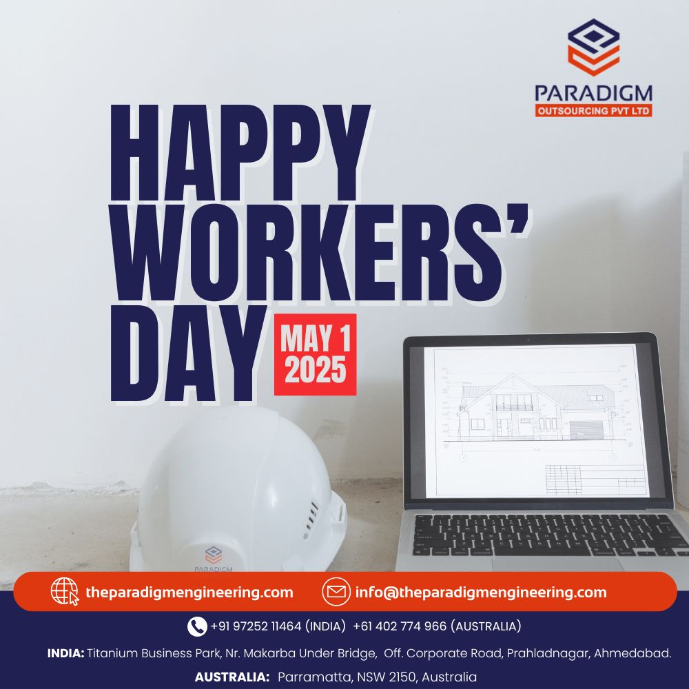 theparadigmeng's tweet image. Today, we celebrate the hands and minds that build our world.
Happy International Workers’ Day from all of us at Paradigm Outsourcing.
💪🏗️

#WorkersDay #StructuralEngineering #ParadigmOutsourcing