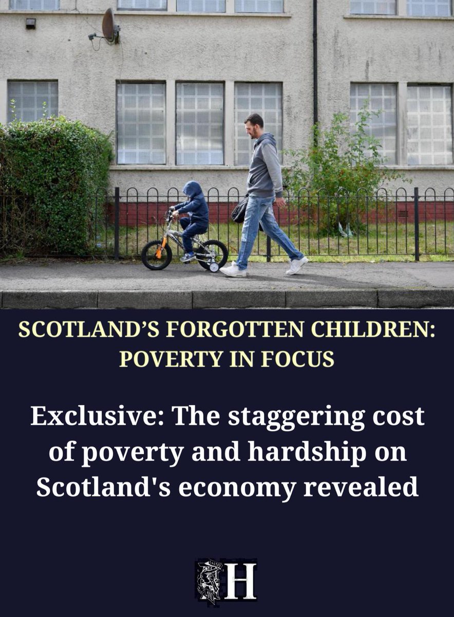 Poverty inaction costs the Scottish economy billions every year. 

We exclusively reveal the figures 👇

heraldscotland.com/news/25125554.…

<a href="/_RebeccaMcCurdy/">Rebecca McCurdy</a>