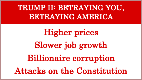 DemDifference's tweet photo. @RapidResponse47 Trump has gone from promising to boost the economy on "Day One" and "Immediately" to crashing the economy in his first three months and telling Americans to "BE PATIENT" on day 101.

Yet another betrayal by Trump. https://t.co/J4qs5ks9rM