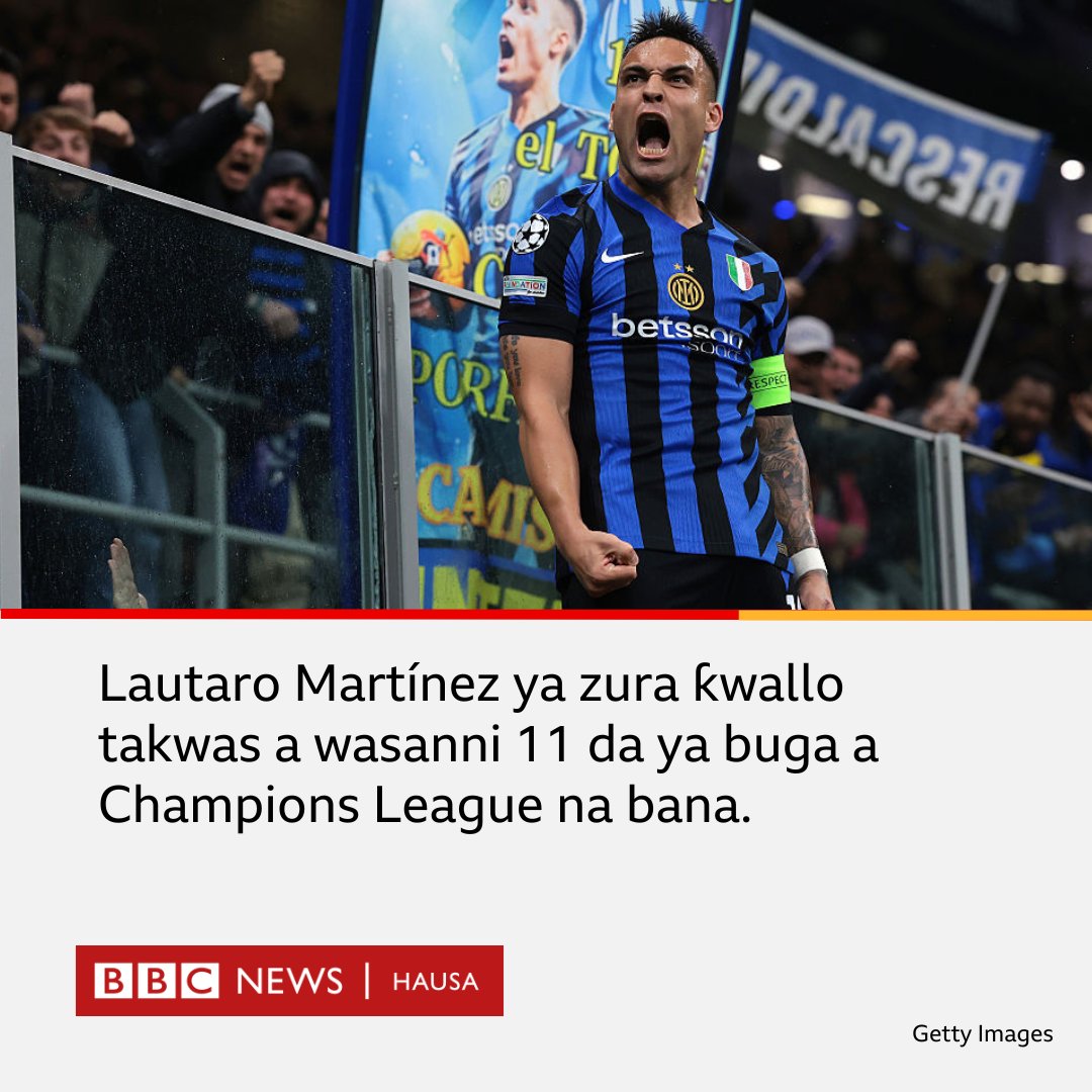 Kimanin shekaru 15 tun bayan da aka yi karawar daf da ƙarshe a Champions League tsakanin Barcelona da Inter Milan, yanzu za su sake haɗuwa ranar Laraba.

Ga wasu batutuwa biyar kan wasan na Barcelona da Inter Milan.