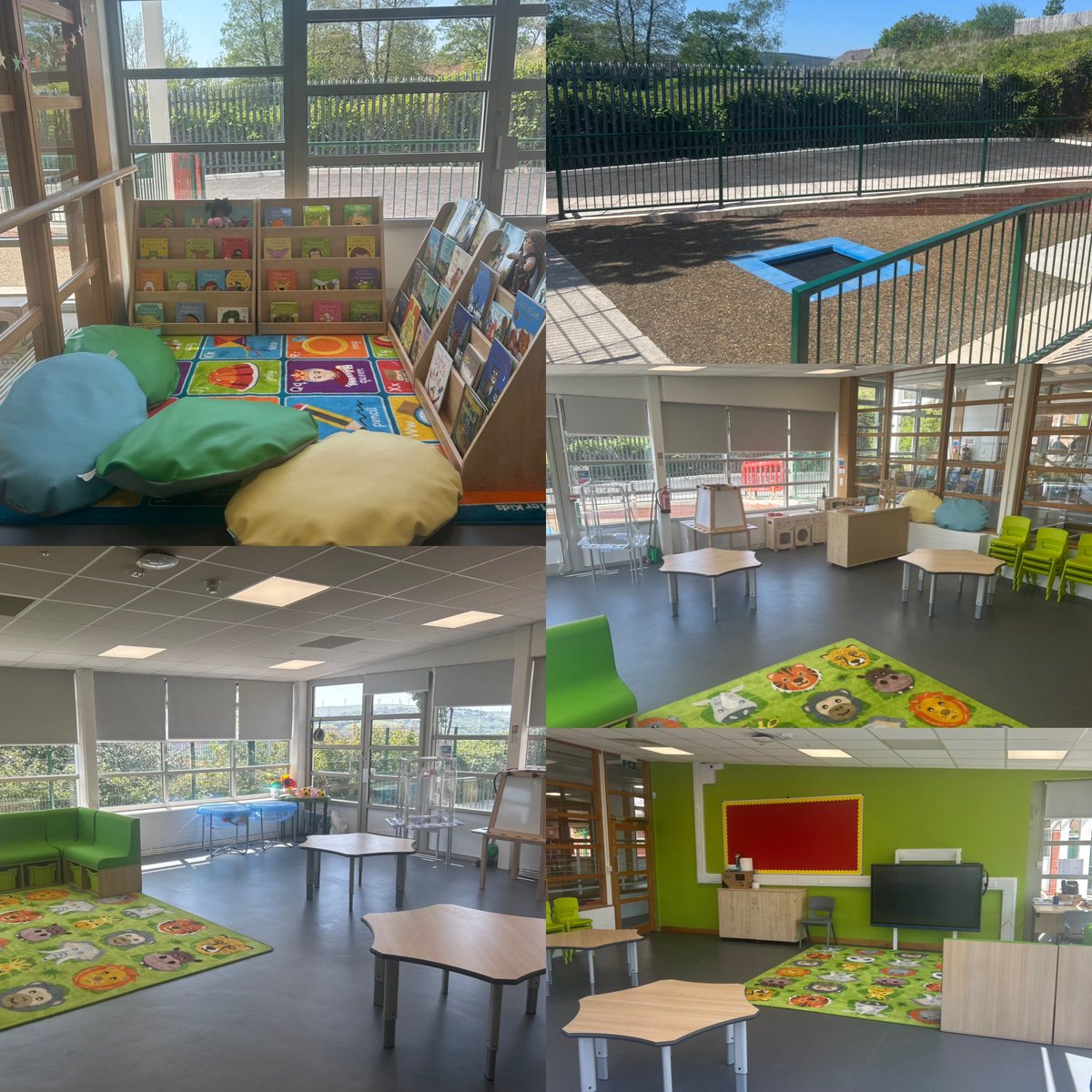We couldn’t wait to show all the new starters our beautiful classroom and yard 🌈🐯📚🖍️ #YHFearlyyearscentre