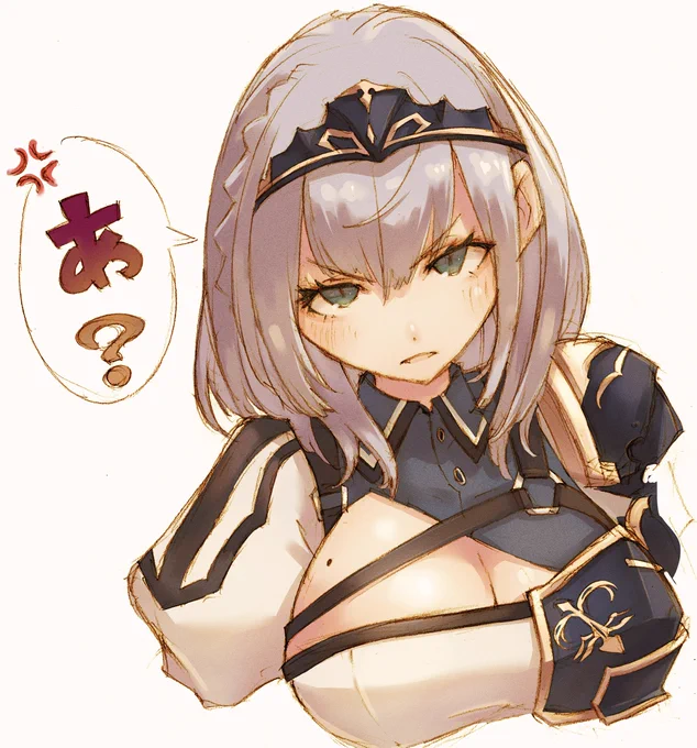 かなり昔に描いた「キレる団長」。線画はアナログで塗りはデジタルってのを試してた頃。わりと気に入っております。最近全く絵を載せてないので何となく再掲…#ノエラート 