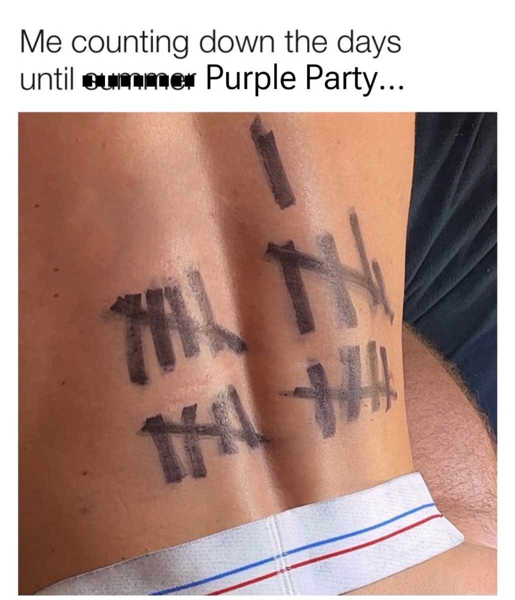 Who’s gonna be in Dallas for 
Purple Party!?..😈…