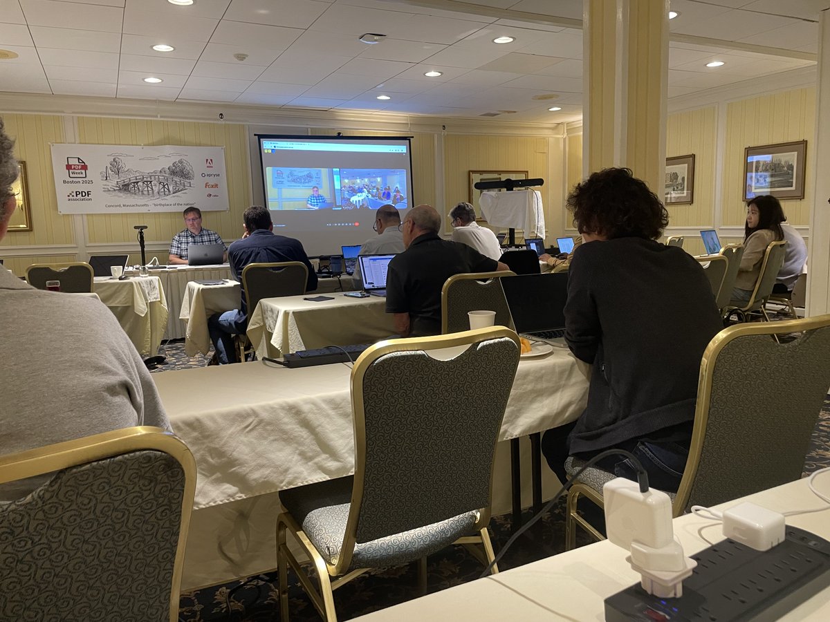 JavaPDF's tweet photo. @markee174 is in Concord, USA, for PDF Week Boston by the @PDFAssociation, exploring the future of PDF technology, connecting with industry leaders, and catching up with old friends. 

Exciting discussions and innovations ahead!

#IDRsolutions #PDFWeekBoston #PDFA #PDFTechnology https://t.co/arTvWYdDr6