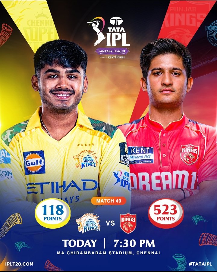 Two promising young talents ✨

Who will score more runs tonight? 

#TATAIPL | #CSKvPBKS | <a href="/ChennaiIPL/">Chennai Super Kings</a> | <a href="/PunjabKingsIPL/">Punjab Kings</a>