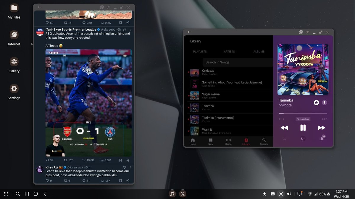 Why did Samsung remove dex from one UI 7. 😳😳. iPhone users thought this was tablet