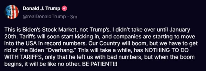 khalitabdiqadir's tweet photo. 💥 WAR DEGDEG AH:
🇺🇸 Trump wuxuu sheegay: "Mareykanku wuu kobci doonaa." 🚀🗣️ Hadalka madaxweynuhu wuxuu muujinayaa kalsooni buuxda oo uu ku qabo dhaqaalaha dalka iyo mustaqbalka kobaca Mareykanka.

#Trump #USA #Boom #Economy #Bullish #CryptoSomali #WarDegdeg https://t.co/EPhY5tMF8L