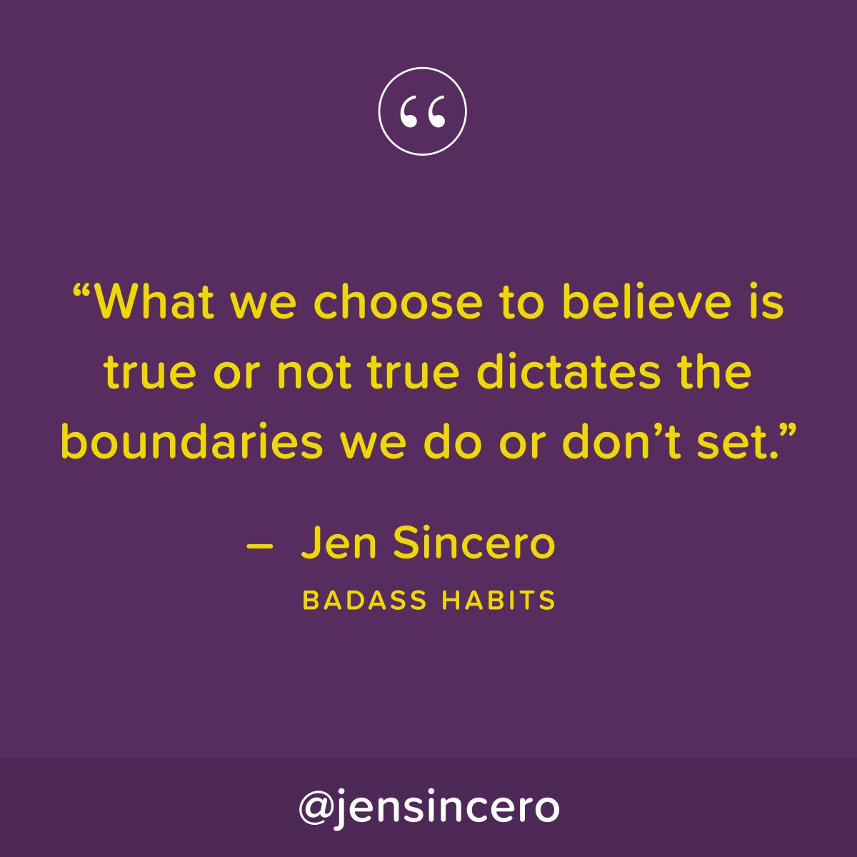 We can choose to question our beliefs rather than spend our lives blindly playing victim to the ones that no longer work for us. #youareabadass #QOTD #WednesdayWisdom #WednesdayMotivation
