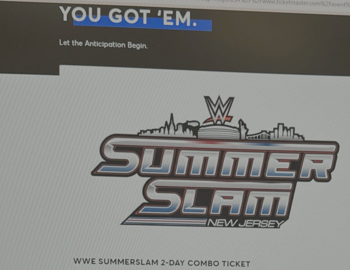 WE GOING SUMMERSLAMMMM