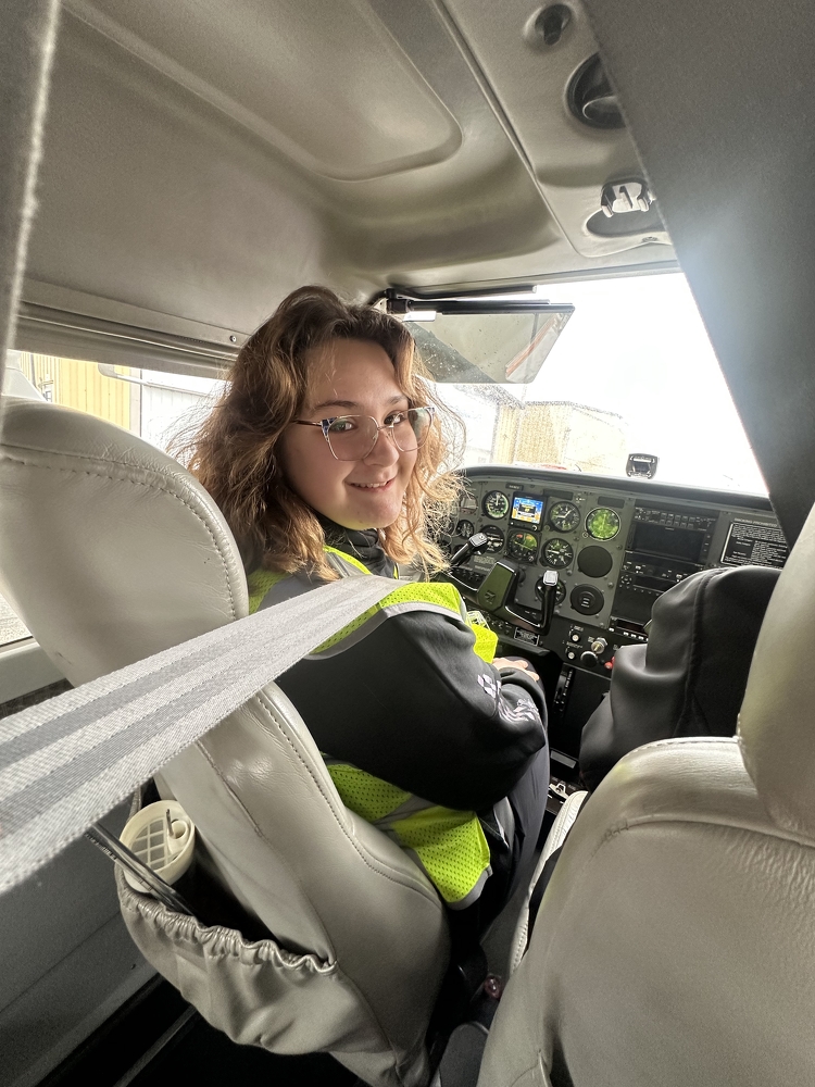 ExploringCMC's tweet photo. This Aviation Exploring session was one for the books! Explorers got hands-on with real piloting skills—completing a preflight inspection &amp; even taxiing an airplane on the runway! Thanks to our amazing partners at St Cloud Aviation for providing this awesome opportunity! https://t.co/YuVM4QUwrg