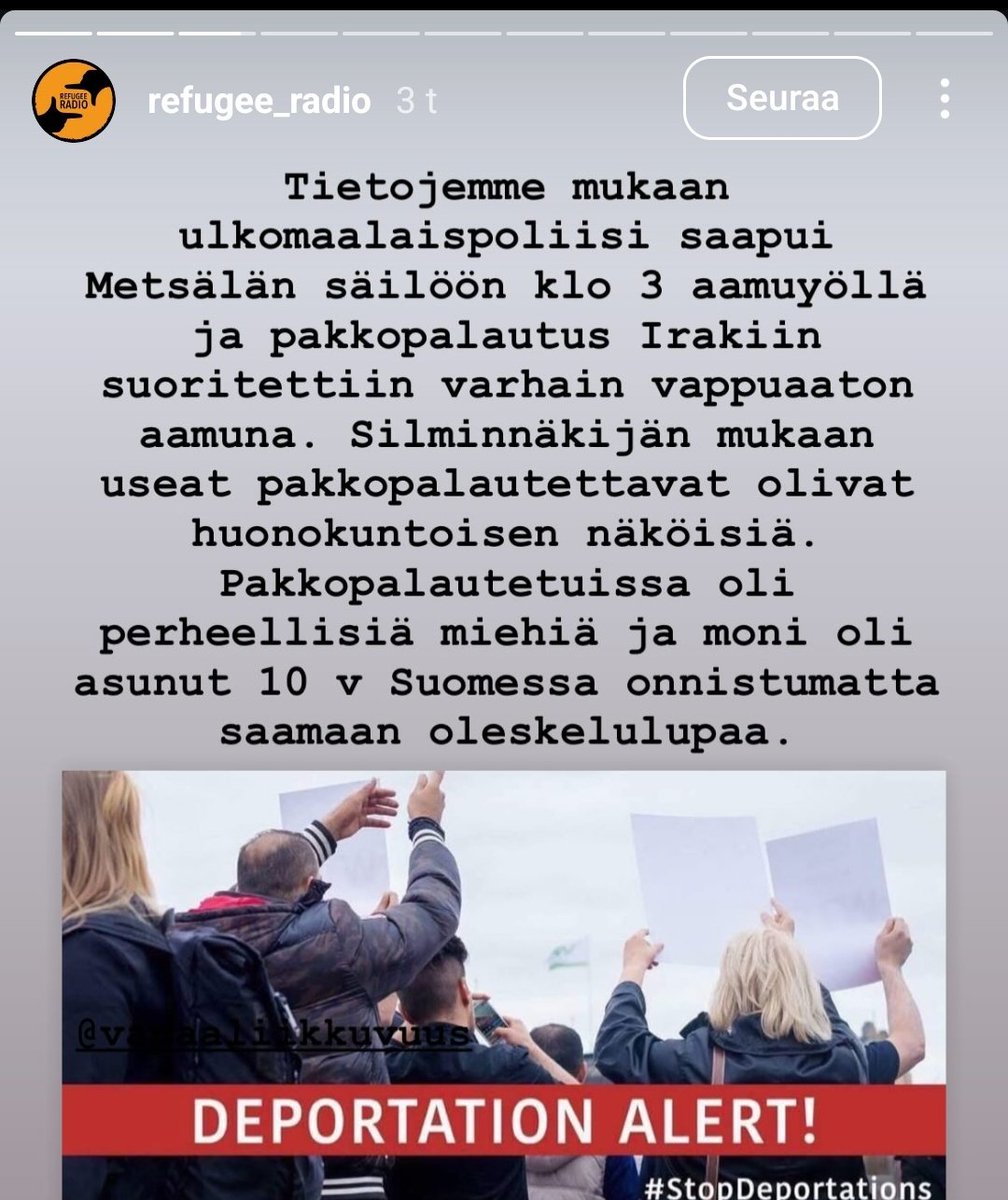 Kiitos poliisille ja hyvää vappua!