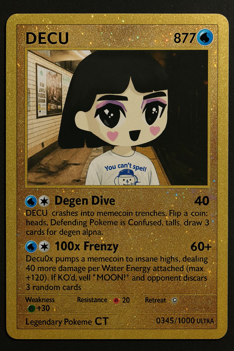 DeFiSoulOG's tweet photo. @Decu0x Yoo GmGm Broski. 

Happy Wednesday ✌️ 💚 

Let's Get it 🚀 @PokeficationCTO 

#PokeMe https://t.co/XA6FZhmoBo