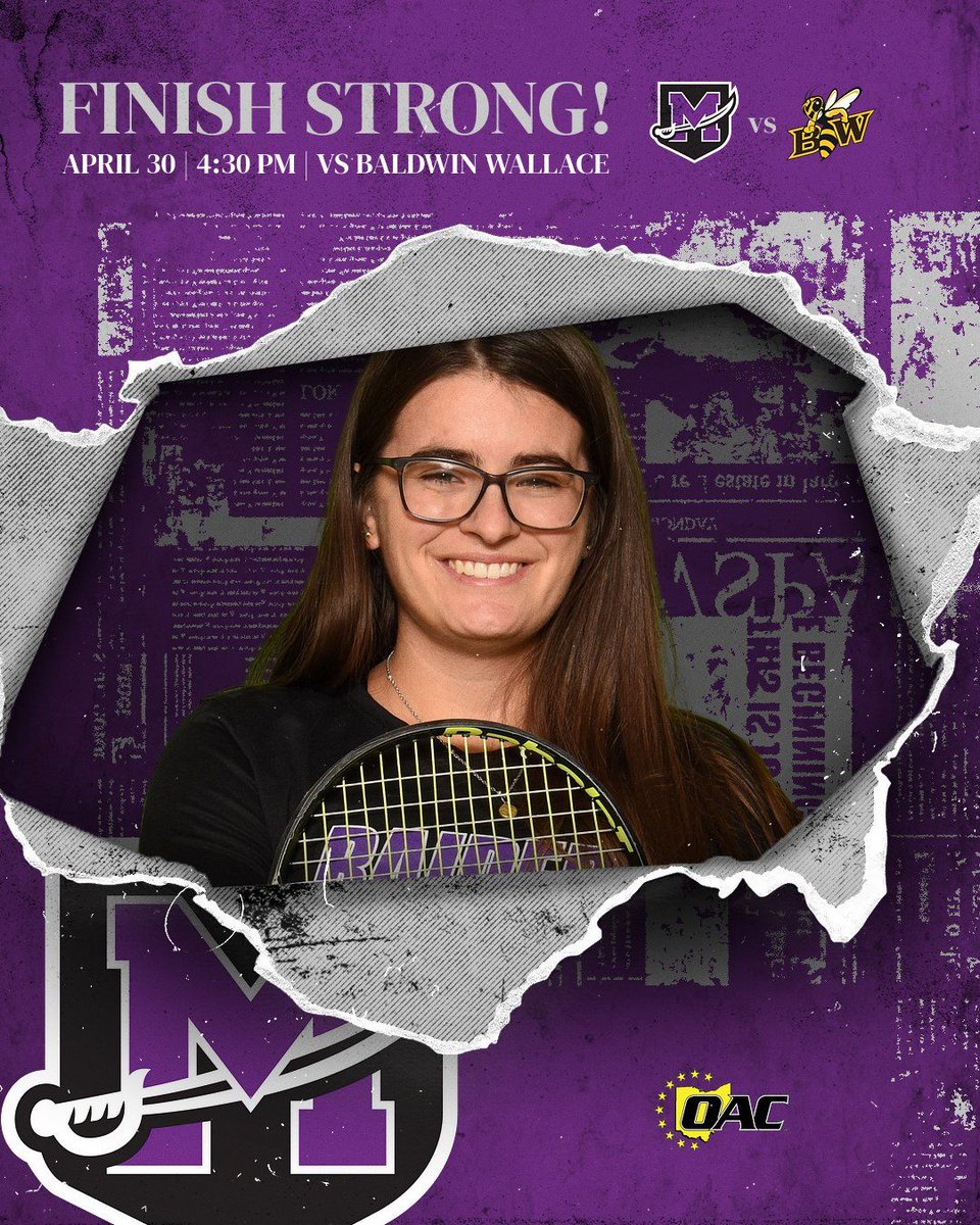 MATCH DAY! FINISH STRONG! 

📍 Alliance, OH
🕐 4:30 PM
🆚 Baldwin Wallace