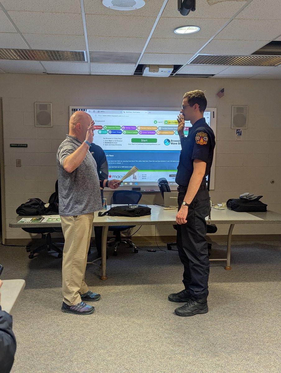 We would like to congratulate PFF Keegan Calvert for being sworn in to Local 1355 today! PFF Calvert has been with the department for the past six weeks and we're proud to now have him as part of the Local. #UnionStrong <a href="/MPFFU/">MPFFU</a>  <a href="/IAFFofficial/">International Association of Fire Fighters</a>