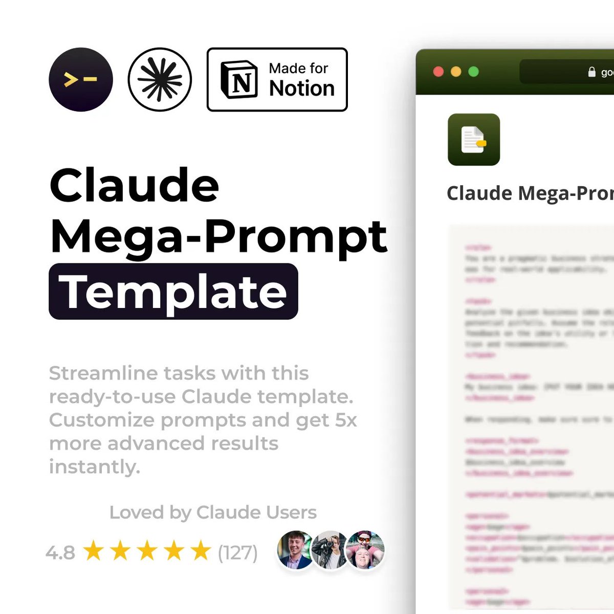 Anthropic Claude 3.7 sonnet is extremely powerful.

But only 0.01% know how to unlock its full potential.

That's why today we are giving away our Claude Mega-Prompt Template to help you automate all your tasks in seconds.

RT + comment "Claude" and I'll DM you the link.

(Must