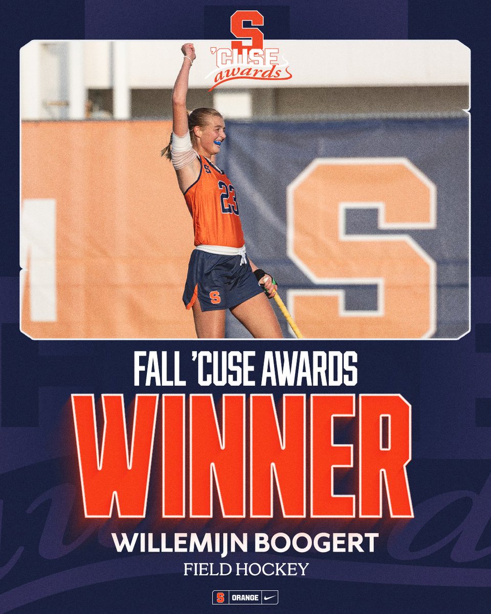 CuseFH's tweet image. Congratulations to Willie on her selection as a Fall 'Cuse Awards winner last night!
#lygc x #DrivenToOrange