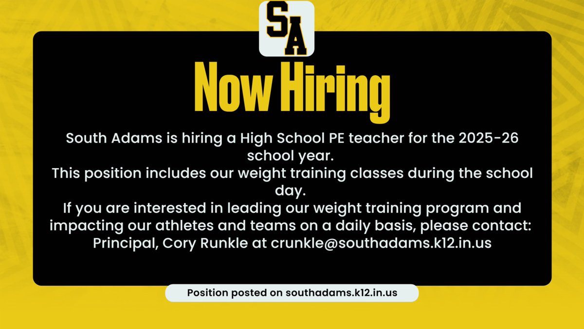 South Adams (@sa_athletics) on Twitter photo 