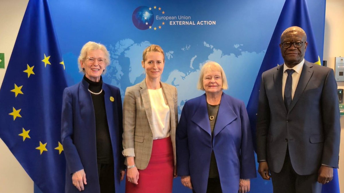 The Elders (@theelders) on Twitter photo Thank you 🇪🇺 <a href="/kajakallas/">Kaja Kallas</a> for a frank discussion with Gro Harlem Brundtland, Mary Robinson and <a href="/DenisMukwege/">Denis Mukwege</a>.
Elders see the need for Europe to lead for freedom and human rights and to stand for international law with consistency, whether in Ukraine, Gaza or Africa. Thank you 🇪🇺 <a href="/kajakallas/">Kaja Kallas</a> for a frank discussion with Gro Harlem Brundtland, Mary Robinson and <a href="/DenisMukwege/">Denis Mukwege</a>.
Elders see the need for Europe to lead for freedom and human rights and to stand for international law with consistency, whether in Ukraine, Gaza or Africa.