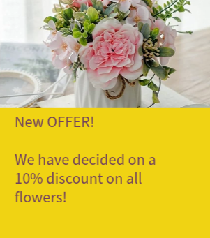 flower_store90's tweet photo. SPECIAL DISCOUNT ON OUR FLOWERS! #Flowers #Florist #FlowerShop https://t.co/D16u31n9sC