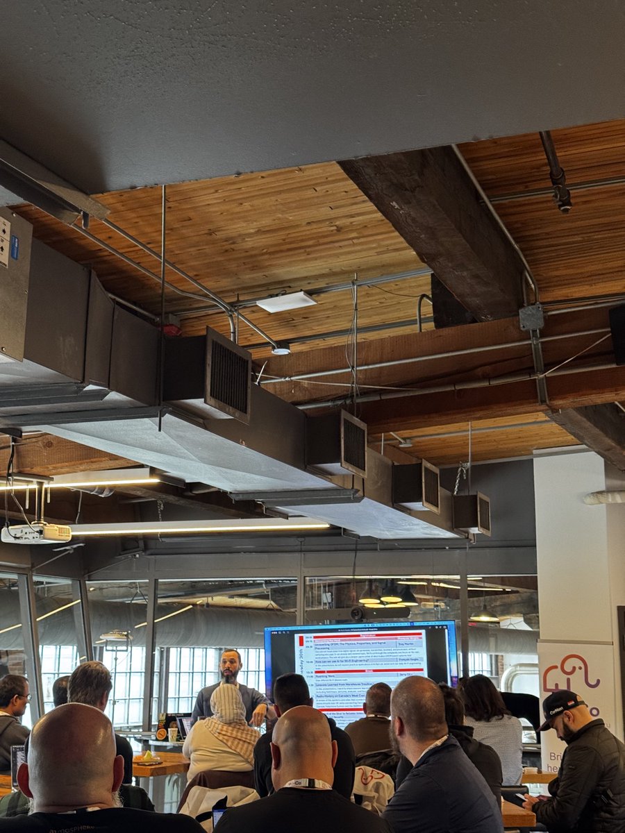 Jerry Olla ๐ง (@jolla) on Twitter photo Wi-Co Toronto kicking off! ๐ค๐จ๐ฆ
Awesome venue but Iโm questioning that AP placement ๐
<a href="/HaminaWireless/">Hamina Wireless</a> #wico #hamina Wi-Co Toronto kicking off! ๐ค๐จ๐ฆ
Awesome venue but Iโm questioning that AP placement ๐
<a href="/HaminaWireless/">Hamina Wireless</a> #wico #hamina