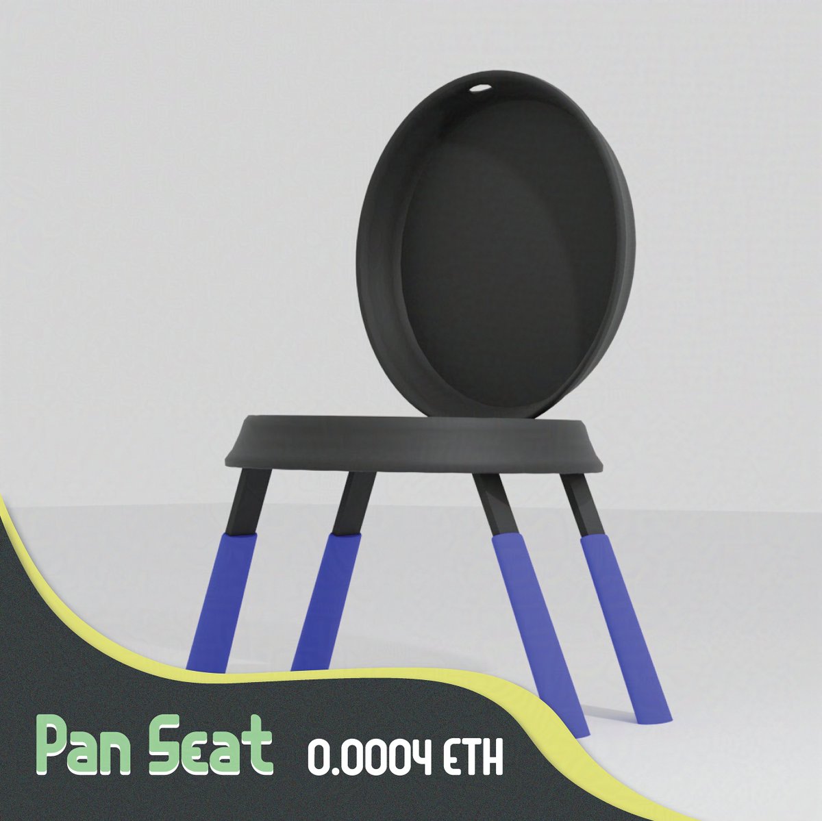n0nstick's tweet photo. Claim Pan Seat from the Curious Fry Explorations collection for 0.0004 ETH! 🍳

Claim it here:
https://t.co/wngQQn2OYU

#NFTs #Ethereum #blockchain #OpenseaNFT #NFTcollection #CryptoArt #Cryptocollection #nftcommunity #web3 #chair https://t.co/ylsI8rHzw0