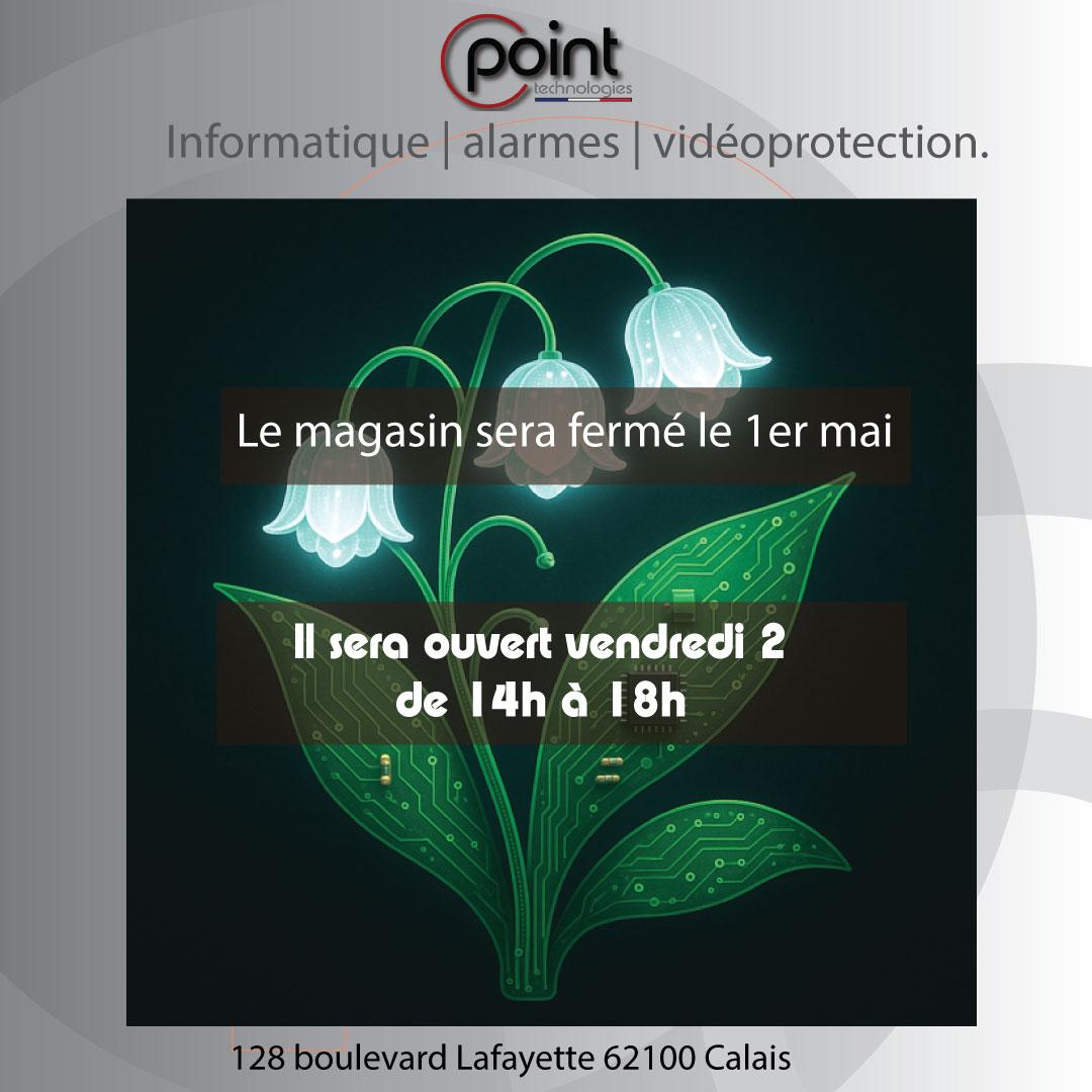 PointInformatiq's tweet image. Votre magasin point technologies sera ouvert ce vendredi de 14h à 18h
