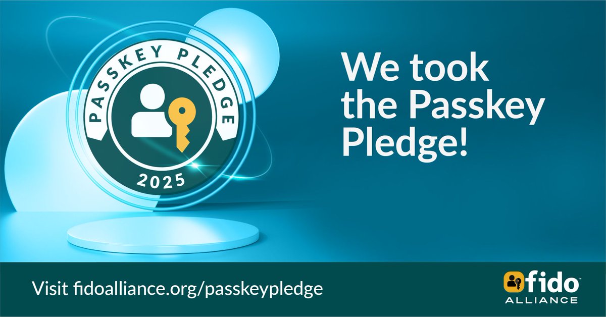 versasec's tweet photo. We've taken the @FIDOAlliance Passkey Pledge, committing to making an impactful change in the way users sign in. ๐
#passkeypledge #passkeys #passkeymanagement https://t.co/aGsjFocf9D