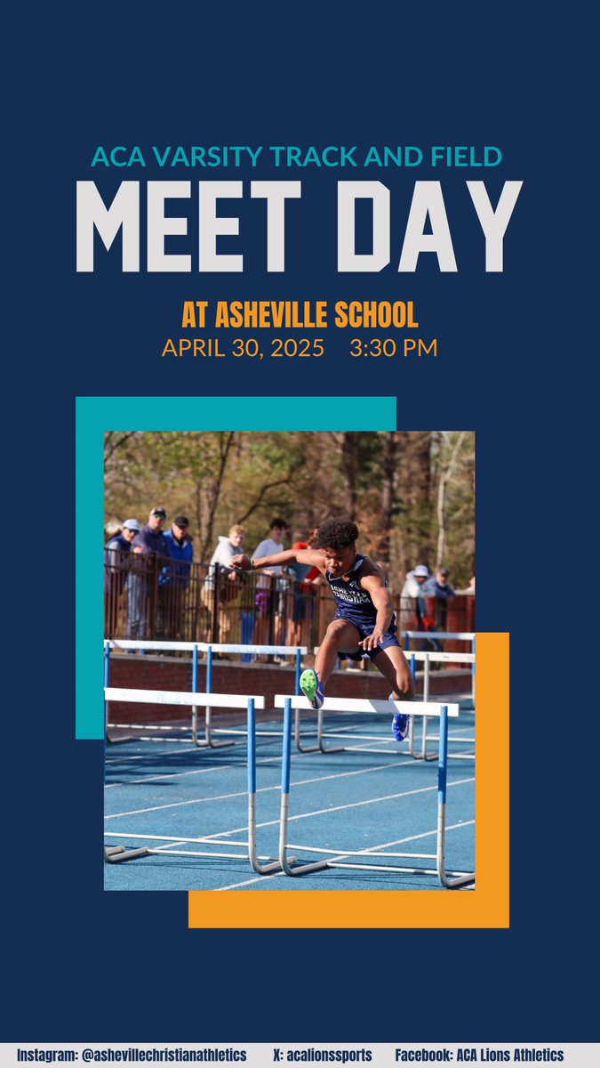 acalionssports's tweet photo. Itβs meet day! Our track and field athletes are ready to leave it all on the track. Letβs show up, bring the energy, and cheer them on as they chase greatness. Every race, jump, and throw countsβletβs make some noise and support our Lions! #LionsTrack #GoACA #GoLionsπ¦ https://t.co/sqvpUDV73p