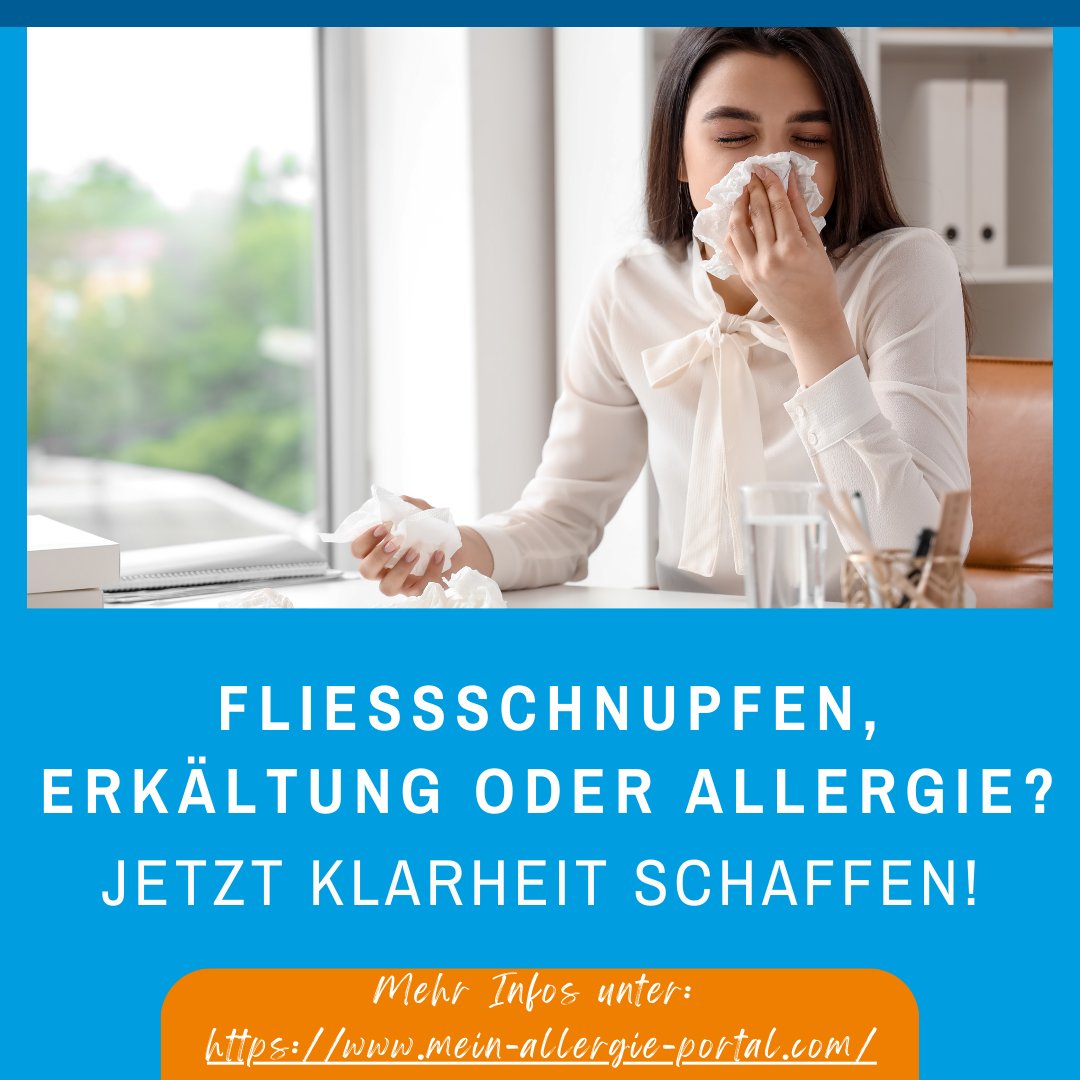 Dauerlaufende Nase, aber keine Erkältung in Sicht? Dann könnte es Fließschnupfen sein – auch bekannt als vasomotorische Rhinitis!
Eine oft unterschätzte, aber gar nicht so seltene Erkrankung. Dr. Hilka klärt auf und gibt praktische Tipps zur Behandlung.
mein-allergie-portal.com/pollenallergie…