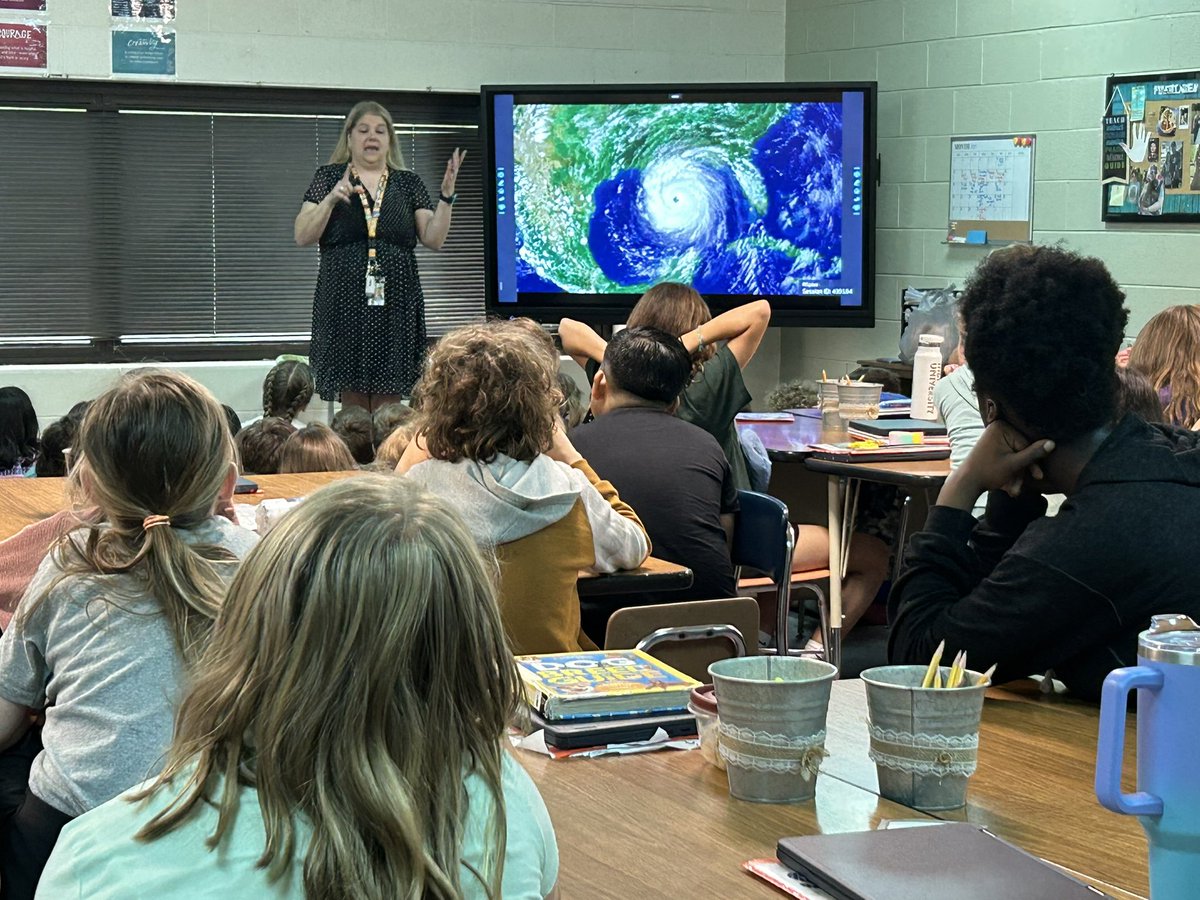 Thank you Ms. Milligan for coming and sharing your experience with Hurricane Katrina. Our 4th graders loved hearing your story, and we greatly appreciate your time.
