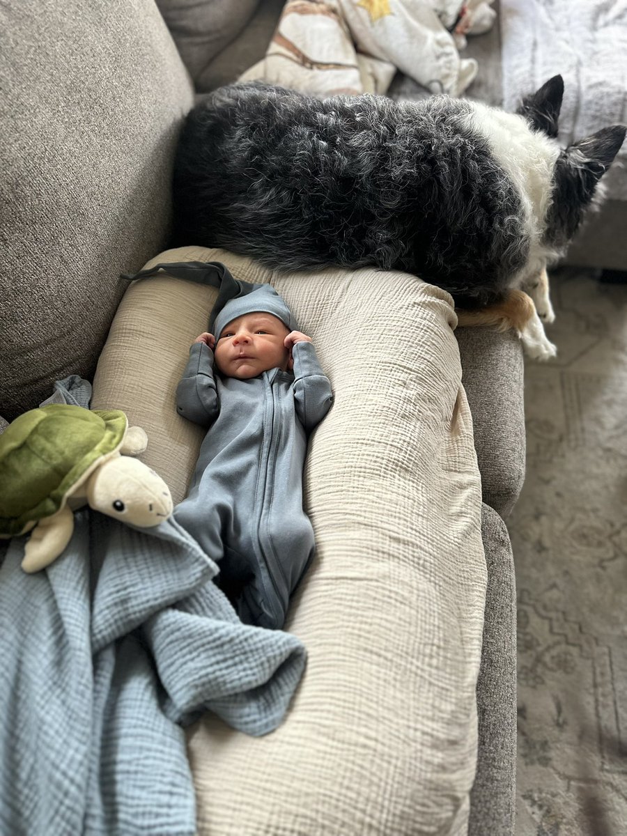 Cove Christopher Scott made his way into this world April 24th, 2025 at 9 pm and is the happiest most perfect little man in the world. We will never be the same 😭🙏 Thank you Jesus for this gift 🩵🐳 <a href="/aaron_scott149/">Aaron</a>