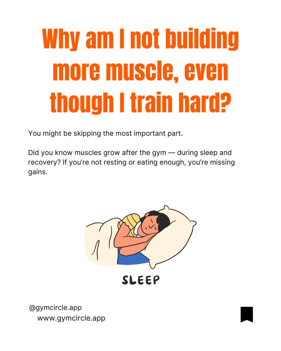 gymcircle_app's tweet photo. How is your sleep? 

Take your fitness journey to the next level with GymCircle! 📲 Track your progress, stay motivated, and reach your goals faster. Let’s make every workout count! 💪 #GymCircle #TrackYourProgress #FitnessGoals https://t.co/MsIBuvy3z0