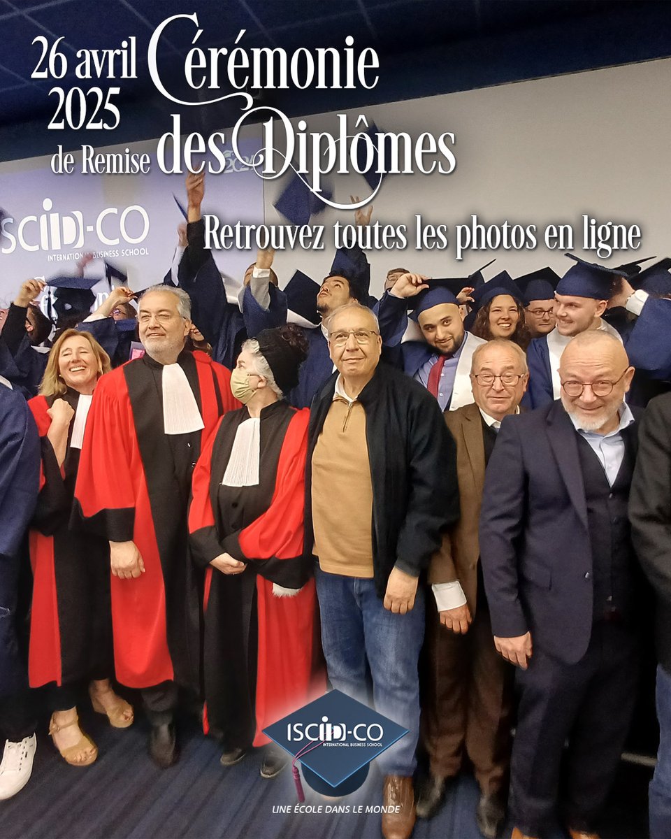 🎓 La Cérémonie de Remise des Diplômes s'est déroulée samedi dans l'amphithéâtre de l'École.
Toutes nos #Félicitations aux diplômés des Promotions "Sidney POITIER" (Cycle Bachelor) et "Georges PERNOUD" (Cycle MBA) ! 🎉
Les photos sont disponibles sur bit.ly/3S2nyVD