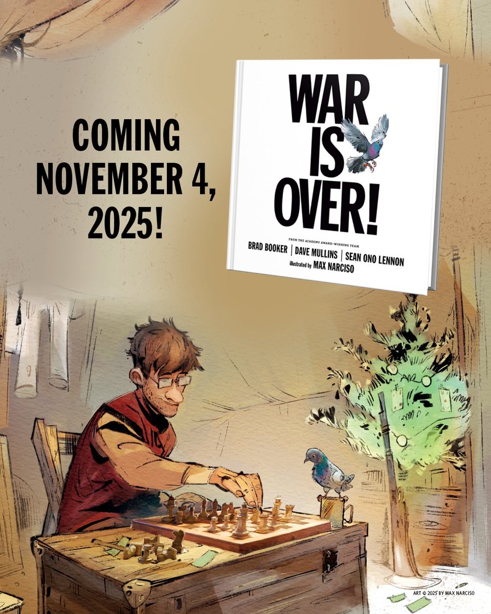 johnlennon's tweet image. WAR IS OVER!
johnlennon.com/news/war-is-ov…
A picture book adaptation of the Oscar-winning animated short film, WAR IS OVER! inspired by the song by John Lennon and Yoko Ono.
Written by Brad Booker, Dave Mullins and Sean Ono Lennon and illustrated by Max Narciso. The perfect holiday…