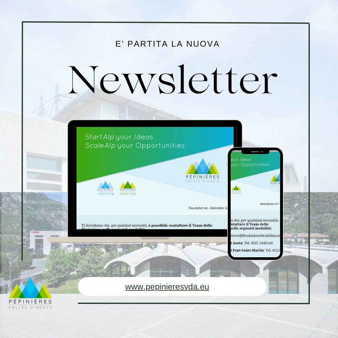 📨 È partita una nuova #newsletter!

Fra gli argomenti di questo mese: 👇
- la rassegna stampa 🗞
- il successo di SMAU Parigi🚀
Per rimanere informati sulle novità delle Pépinières 👉 bit.ly/4ec7tVE
