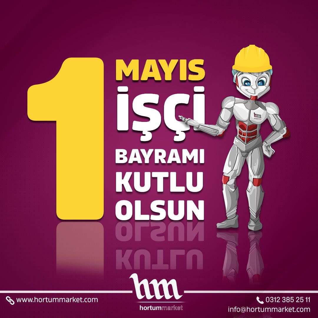 HortumMarket's tweet photo. 1 MAYIS EMEK VE DAYANIŞMA GÜNÜ KUTLU OLSUN

Alın teriyle, emeğiyle hayatı var eden tüm çalışanlarımızın ve emekçilerimizin
1 Mayıs Emek ve Dayanışma Günü’nü en içten dileklerimizle kutlarız.

Emeğin gücüyle büyüyor, birlikte daha güçlü yarınlara ilerliyoruz. https://t.co/4aMO2kiPHa