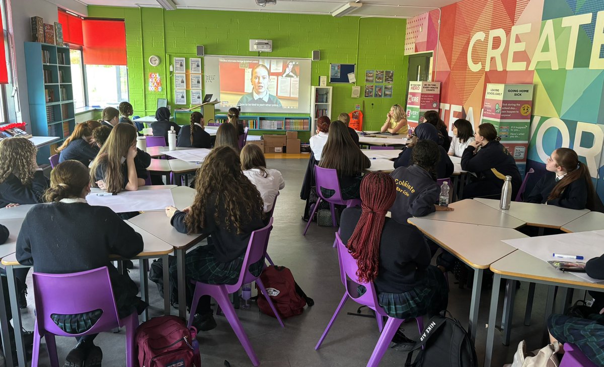 A lovely afternoon spent at our #Cineáltas workshop in our Library space with student representatives helping to formulate our new #BíCineálta Policy. Great collaboration and engagement as we navigate this new initiative together <a href="/Colaistebride/">Coláiste Bríde D22</a>