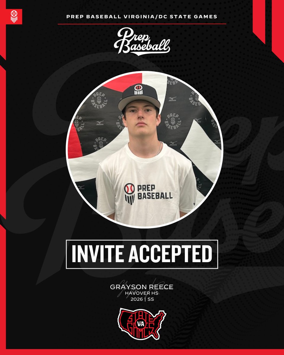 ♦️ VA/DC Summer State Games ♦️

Summer State Games is a Future Games qualifier, request your invite now!

👤 Grayson Reece
🎓 2026
🏫 Hanover
⚾ SS/2B

Request Invite ➡️ loom.ly/1t5J7QE

Full Profile ➡️ loom.ly/Rn6-ufs

#BeSeen #VADCStateGames