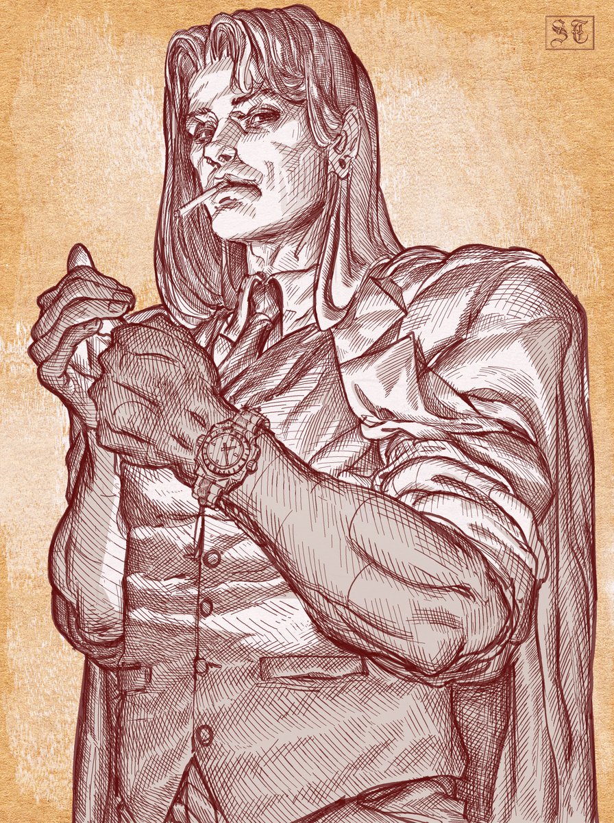 Do you have a light? 🔥 #commissionart #art #sketch