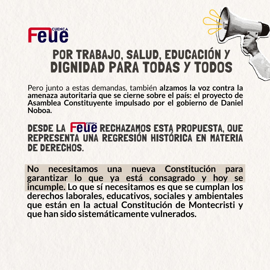 FEUE Cuenca tweet media