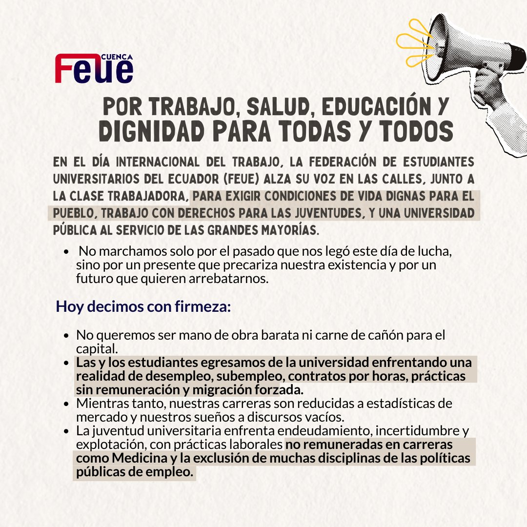 FEUE Cuenca tweet media