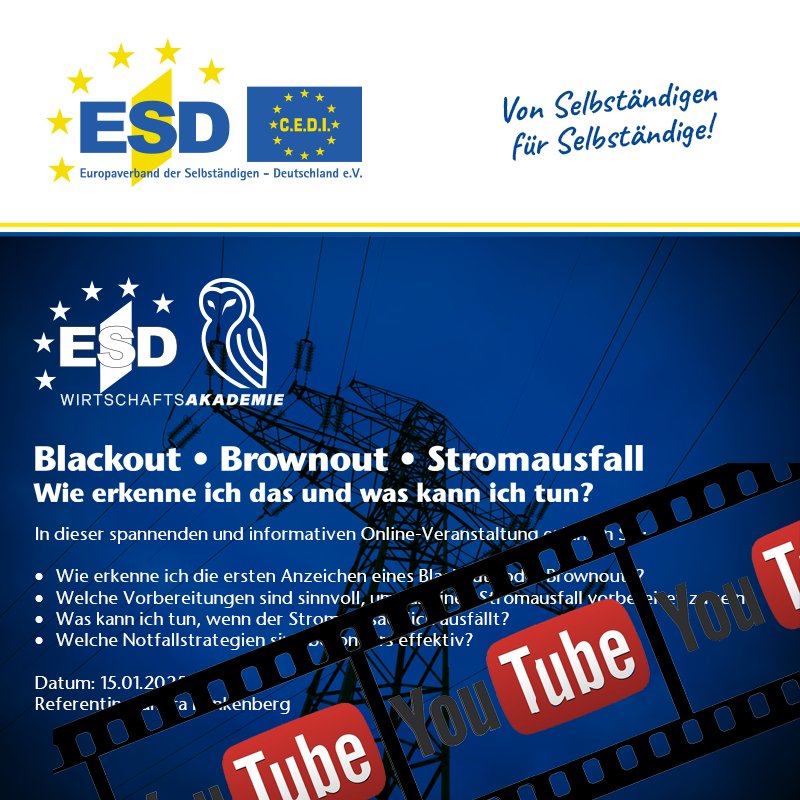 Blackout in Spanien – sind wir vorbereitet?

Sandra Klingenberg erklärt in einem Vortrag der ESD Wirtschaftsakademie, wie man Risiken erkennt und sich vorbereitet.
Jetzt auf YouTube: youtu.be/W4KhBBKZRJ8

#Blackout #Krisenvorsorge #ESDeV