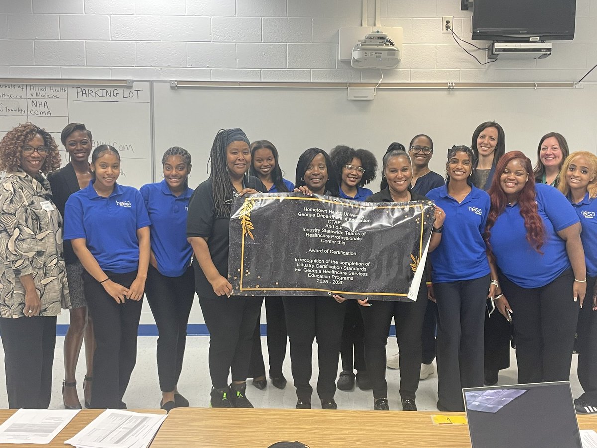 Fulton County Schools CTAE (@fcsctae) on Twitter photo Congrats to <a href="/westlakelions/">Westlake High School</a> healthcare science program on their industry recertification. Awesome job! Congrats to <a href="/westlakelions/">Westlake High School</a> healthcare science program on their industry recertification. Awesome job!